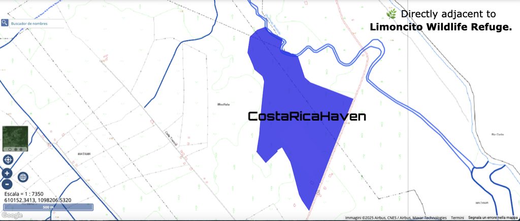 Official Geographical Location. Property location verified by Costa Rica’s National Geographic Institute (SNIT). Source: www.snitcr.go.cr
for accurate mapping.
